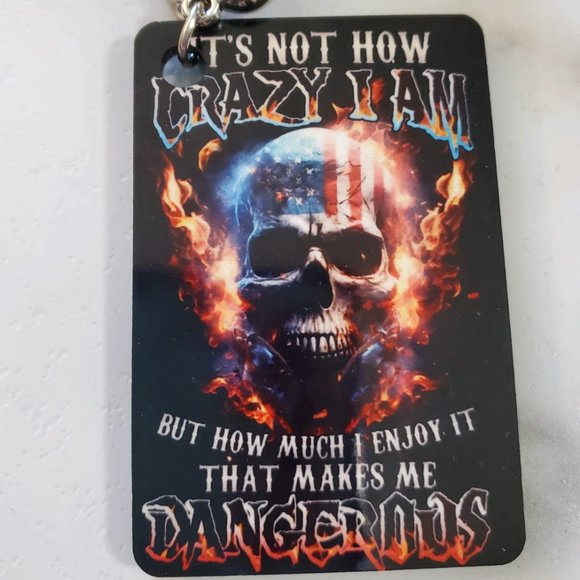Crazy DANGEROUS Keychain - Picture 2 of 5